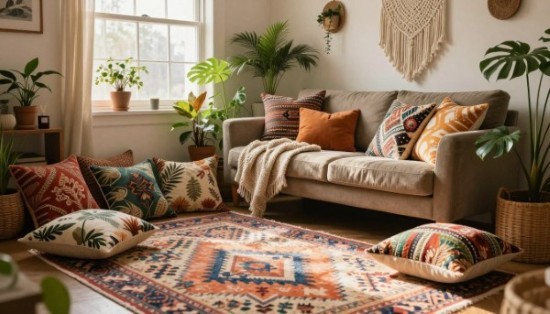 boho living room 