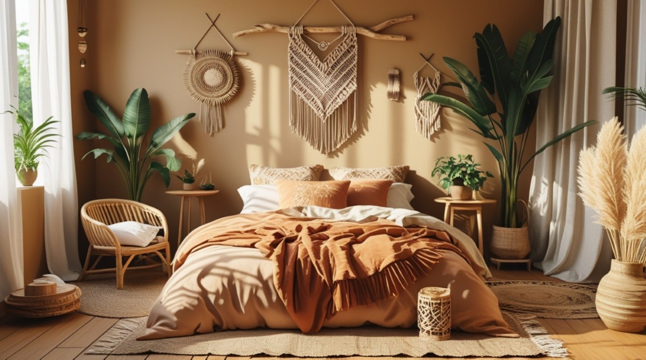 Boho Aesthetic Bedroom